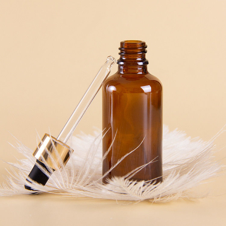Huile essentielle 15 ml 30 ml 60 ml Bouteille gouttelette en verre vide revêtue d' or UV