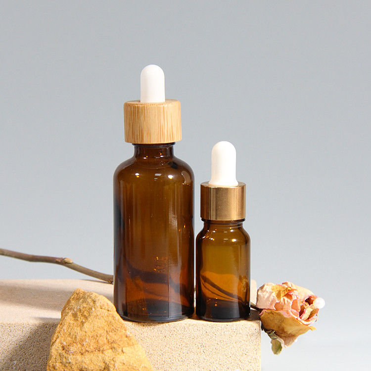 Huile essentielle 15 ml 30 ml 60 ml Bouteille gouttelette en verre vide revêtue d' or UV