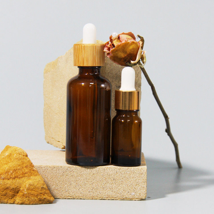 Huile essentielle 15 ml 30 ml 60 ml Bouteille gouttelette en verre vide revêtue d' or UV