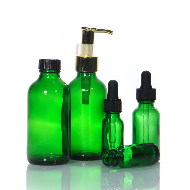 30 ml 50 ml 60 ml 80 ml 100 ml Sère de lotion Glacé Bouteille d' huile corporelle en verre avec pompe pour les soins de la peau
