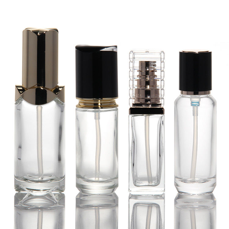 Bouteille de pompe de presse de voyage bouteilles de lotion essentielle crème récipient cosmétique verre récipients cosmétiques vides