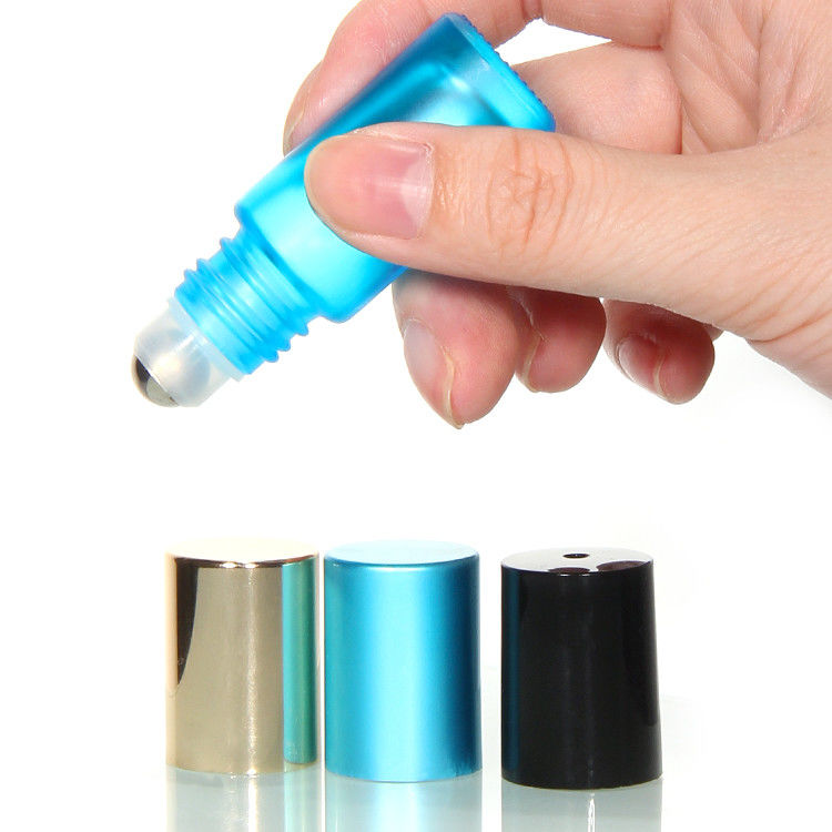 Bouteille de parfum en verre 5 ml 10 ml 15 ml avec boule en acier inoxydable