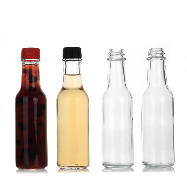 Fabrique en gros 5 oz 8 oz Bouteilles de soupe au poivre Bouteille en verre avec couvercle Pp
