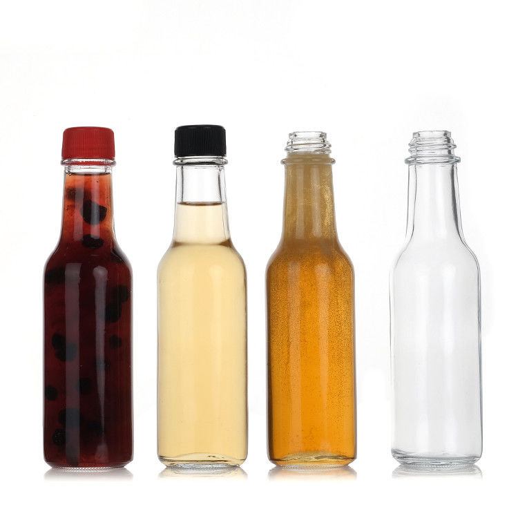 Fabrique en gros 5 oz 8 oz Bouteilles de soupe au poivre Bouteille en verre avec couvercle Pp