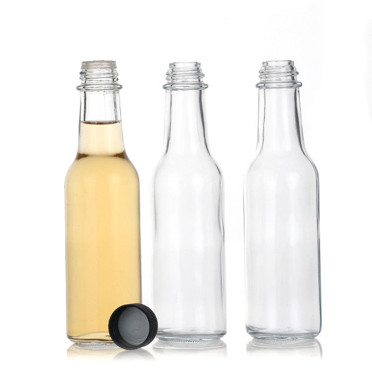 Bouteille en verre de 20 ml, couleur alimentaire à haute teneur en silex, sauce, bouteille en verre avec bouchon