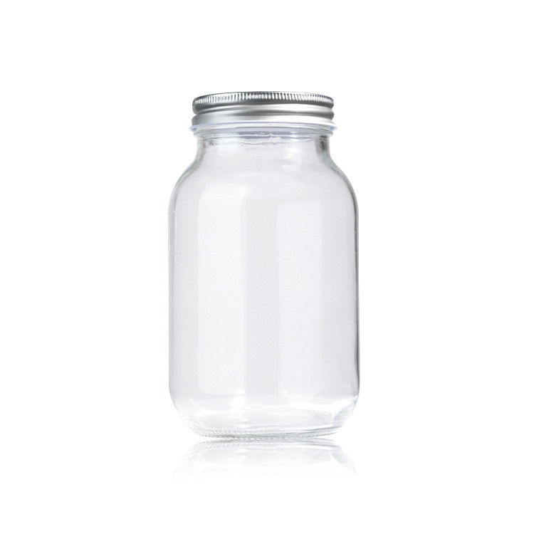 Une bouteille de miel de haute qualité avec couvercle.